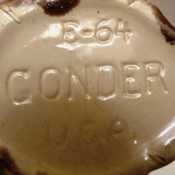 GONDER Art Pottery Made in USA 1940s Twisted 6 Inch Vase - Picture 11 of 11